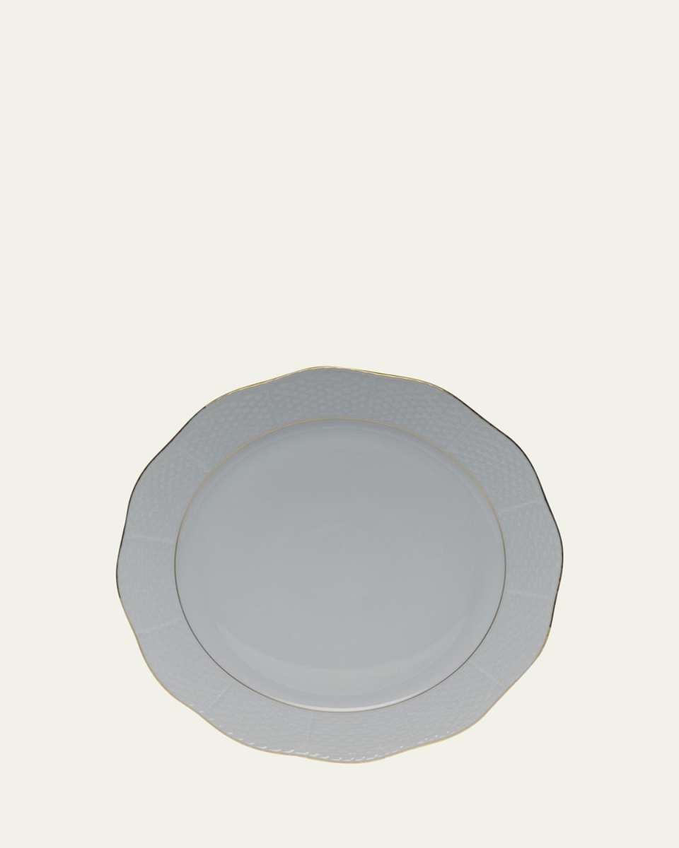 Golden Edge Round Platter
